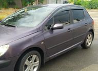 Peugeot 307 2001–2008 Vetrni deflektorji za okna HB (4 kos, Sunplex Sport) fotografija 3