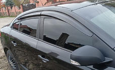 Renault Fluence 2009–2016 Vetrni deflektorji oken (4 kosi, Sunplex Sport) fotografija 1