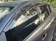 Renault Megane III 2009–2016 Vetrni deflektorji za okna HB (4 kos, Sunplex Sport) fotografija 1