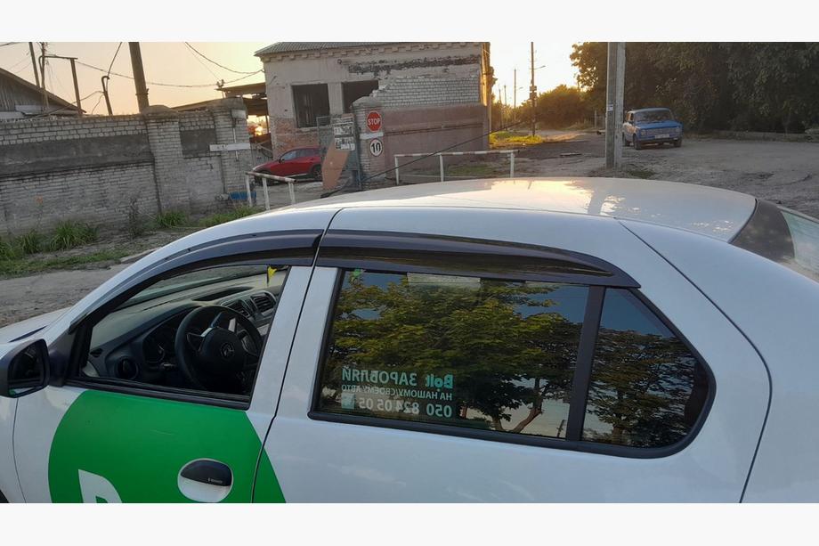 Renault Logan II 2013–2022 Deflektorji oken SD (4 kos, Sunplex Sport) Fotografija 2