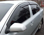 Skoda Octavia III A7 2013–2019 Vetrni deflektorji za okna LiftBack (4 kosi, Sunplex Sport) fotografija 5