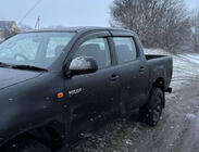 Toyota Hilux 2006–2015 Vetrni deflektorji oken (4 kosi, Sunplex Sport) fotografija 7