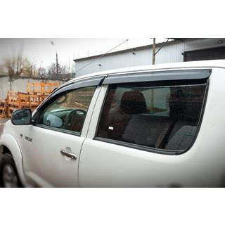 Vetrni deflektorji oken (4 kosi, Sunplex Sport) Toyota Hilux 2006–2015 fotografija 2