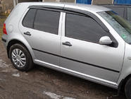 Volkswagen Golf 4 1997–2006 Vetrni deflektorji za okna HB (4 kos, Sunplex Sport) fotografija 3