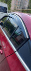 Chevrolet Cruze 2009–2015 Vetrni deflektorji za okna s kromirano okrasno letvijo (4 kosi, Sunplex Chrome) fotografija 3