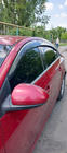 Chevrolet Cruze 2009–2015 Vetrni deflektorji za okna s kromirano okrasno letvijo (4 kosi, Sunplex Chrome) fotografija 4