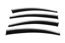 Chevrolet Cruze 2009–2015 Vetrni deflektorji za okna s kromirano okrasno letvijo (4 kosi, Sunplex Chrome) fotografija 5