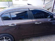 Fiat Tipo 2016– Vetrni deflektorji za okna s kromirano okrasno letvijo (4 kosi, Sunplex Chrome) fotografija 2