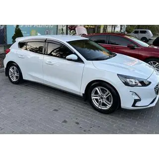 Vetrni deflektorji oken s kromirano letvico HB/SD (4 kos, Sunplex Chrome) fotografija 1