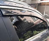 Hyundai Tucson TL 2016–2021 Vetrni deflektorji za okna s kromirano okrasno letvijo (4 kosi, Sunplex Chrome) fotografija 3