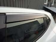 Renault Clio V 2019– Vetrni deflektorji za okna s kromirano okrasno letvijo (4 kosi, Sunplex Chrome) fotografija 6
