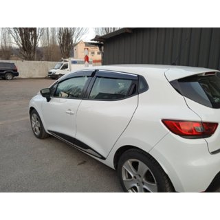 Vetrni deflektorji za okna s kromirano okrasno letvijo (4 kosi, Sunplex Chrome) fotografija 4