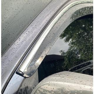 Vetrni deflektorji za okna s kromirano okrasno letvijo (4 kosi, Sunplex Chrome) Toyota Hilux 2006–2015 fotografija 1