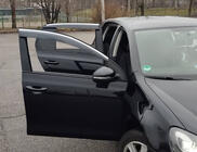Volkswagen Golf 5 2003–2009 Vetrni deflektorji za okna s kromirano okrasno letvijo (4 kosi, Sunplex Chrome) fotografija 10