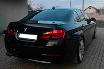 BMW serija 5 F10/F11 2010–2016 Lip spojler Sunplex (za F10, črn) fotografija 5