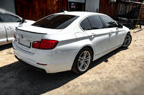 BMW serija 5 F10/F11 2010–2016 Lip spojler Sunplex (za F10, črn) fotografija 10