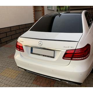 LIP spojler (Sunplex, črn) (130,5 cm x 5,8 cm) Mercedes E-сlass W212 2009–2016 fotografija 2
