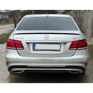 LIP spojler (Sunplex, črn) (130,5 cm x 5,8 cm) Mercedes E-сlass W212 2009–2016 fotografija 3