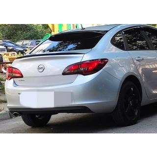 Sedan lip spojler (Sunplex, črn) (115 cm x 5,5 cm) Opel Astra J 2009–2015 fotografija 1