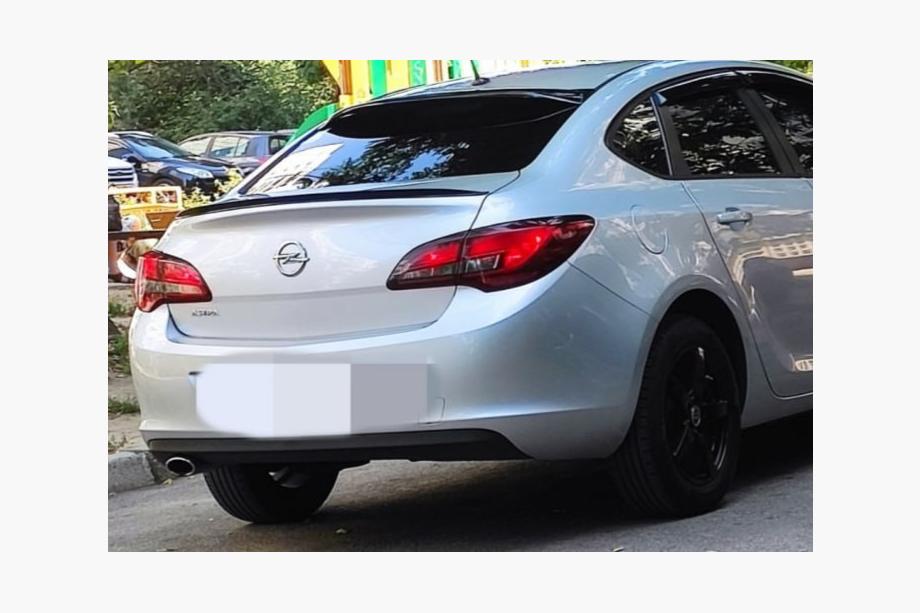 Opel Astra J 2009–2015 Sedan lip spojler (Sunplex, črn) (115 cm x 5,5 cm) Image