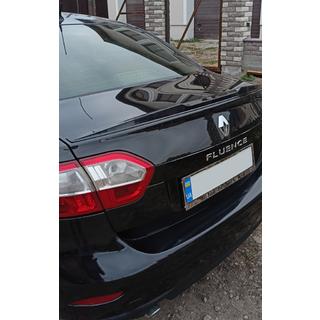 LIP spojler (Sunplex, črn) (125,4 cm x 7,2 cm) Renault Fluence 2009–2016 fotografija 4