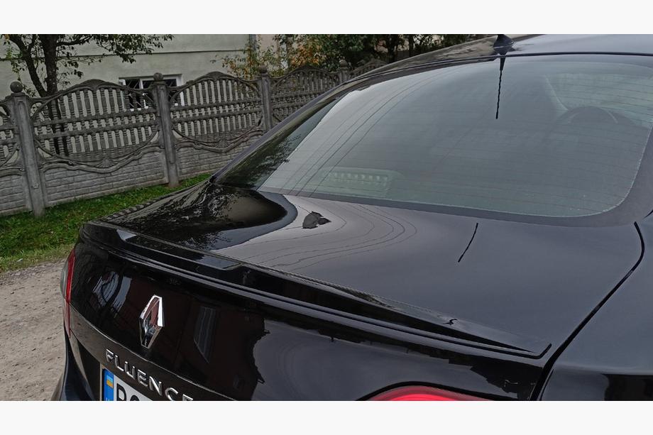 Renault Fluence 2009–2016 LIP spojler (Sunplex, črn) (125,4 cm x 7,2 cm) Fotografija 3