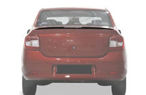 Dacia Logan II 2013–2022 Lip spojler (Sunplex, črn) (118,5 cm x 5,5 cm) fotografija 3