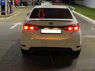 Toyota Corolla 2013–2019 LIP spojler (Sunplex, črn) (118 cm * 6,4 cm) fotografija 3