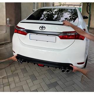 LIP spojler (Sunplex, črn) (118 cm * 6,4 cm) Toyota Corolla 2013–2019 fotografija 2