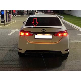 LIP spojler (Sunplex, črn) (118 cm * 6,4 cm) Toyota Corolla 2013–2019 fotografija 3