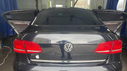 Volkswagen Passat B7 2012–2015 Lip spojler (Sunplex, črn, za EU) (115,8 cm x 6,3 cm) fotografija 6