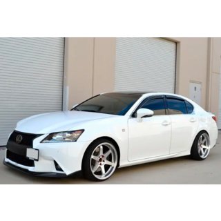Vetrni deflektorji oken s kromiranim okrasnim trakom (4 kosi, HIC) Lexus GS 2011–2020 fotografija 3