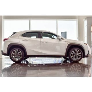 Vetrni deflektorji oken s kromiranim okrasnim trakom (4 kosi, HIC) Lexus UX 2018– fotografija 2