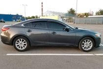 Mazda 6 2012–2024 Vetrni deflektorji za stranska okna s kromirano letvico SD (4 kosi, HIC) fotografija 1