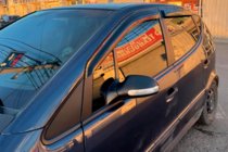 Mercedes A-slass W168 1997–2004 Deflektorji oken Short (4 kosi, HIC) fotografija 5