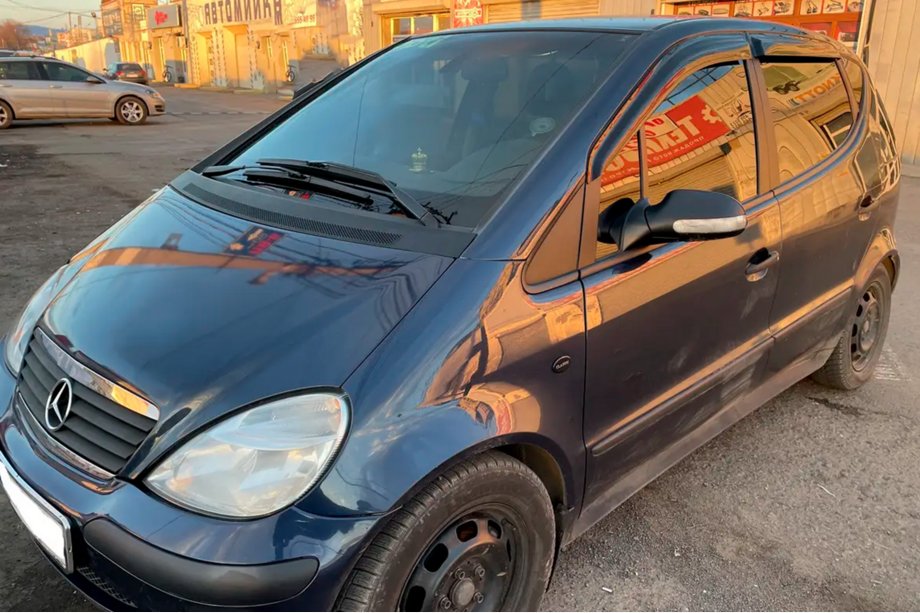 Mercedes A-slass W168 1997–2004 Deflektorji oken Short (4 kosi, HIC) Image