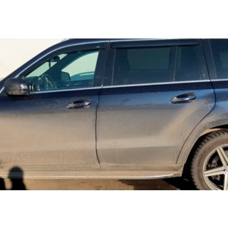 Vetrni deflektorji oken s kromiranim okrasnim trakom (4 kosi, HIC) Mercedes GLE W167 2018– fotografija 4