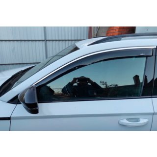 Vetrni deflektorji oken s kromiranim okrasnim trakom (4 kosi, HIC) fotografija 4