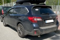 Subaru Legacy 2014–2019 Vetrni deflektorji za okna s kromirano letvijo (4 kosi, HIC) fotografija 2