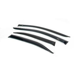 Vetrni deflektorji za okna s kromirano letvijo (USA, 4 kosi, HIC) Toyota Camry 2006–2011 fotografija 2