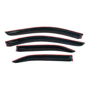 Vetrni deflektorji za okna s kromirano letvijo (USA, 4 kosi, HIC) Toyota Camry 2006–2011 fotografija 3
