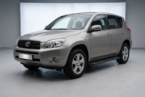 Toyota Rav 4 2006–2013 Maya V2 Black bočne stopnice (2 kos, aluminij) fotografija 1