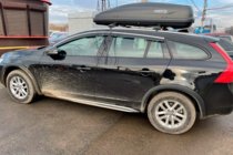 Volvo V60 2011–2018 Vetrni deflektorji za okna s kromirano letvijo (4 kosi, HIC) fotografija 3