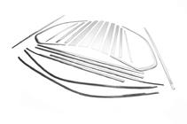 BMW X5 E70 2007–2013 Kompletna obroba oken (nerjavno jeklo) fotografija 3