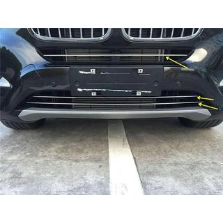 Komplet kromiranih okrasnih letvic za rešetko odbijača BMW X6 F16 2014–2019 fotografija 1