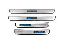 Chevrolet Captiva 2006–2019 Libao LED zaščitne letve pragov (2006-2011, 4 kos, nerjavno jeklo) fotografija 2