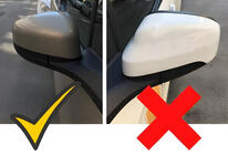 Ford Courier 2014–2023 Pokrovi ogledal BMW-style (2014-2018, 2 kos) fotografija 7