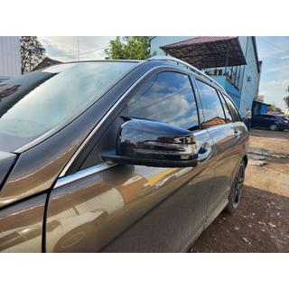 AMG-Look pokrovi ogledal 2011-2014 (2 kosa) Mercedes razred C W204 2007–2015 fotografija 3