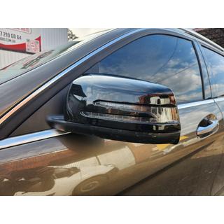 AMG-Look pokrovi ogledal 2011-2014 (2 kosa) Mercedes razred C W204 2007–2015 fotografija 1