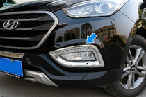 Hyundai IX-35 2010–2015 Kromirani okrasni okvirji meglenk za kitajsko različico (2 kos) fotografija 1